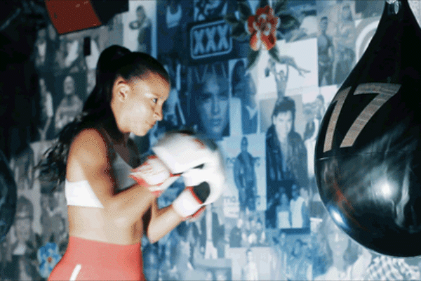 Members training inside the studio